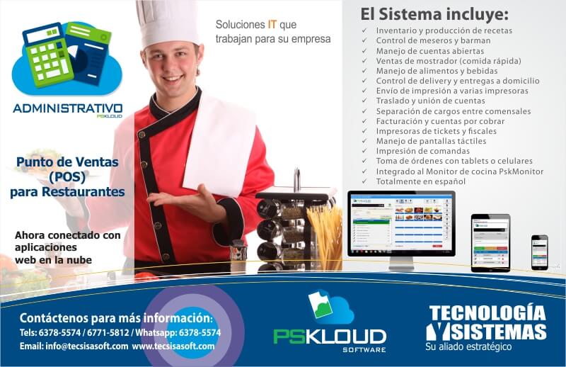 Punto de Ventas para Restaurantes